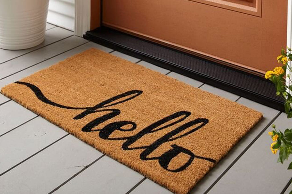 top biodegradable coir Handloom mats