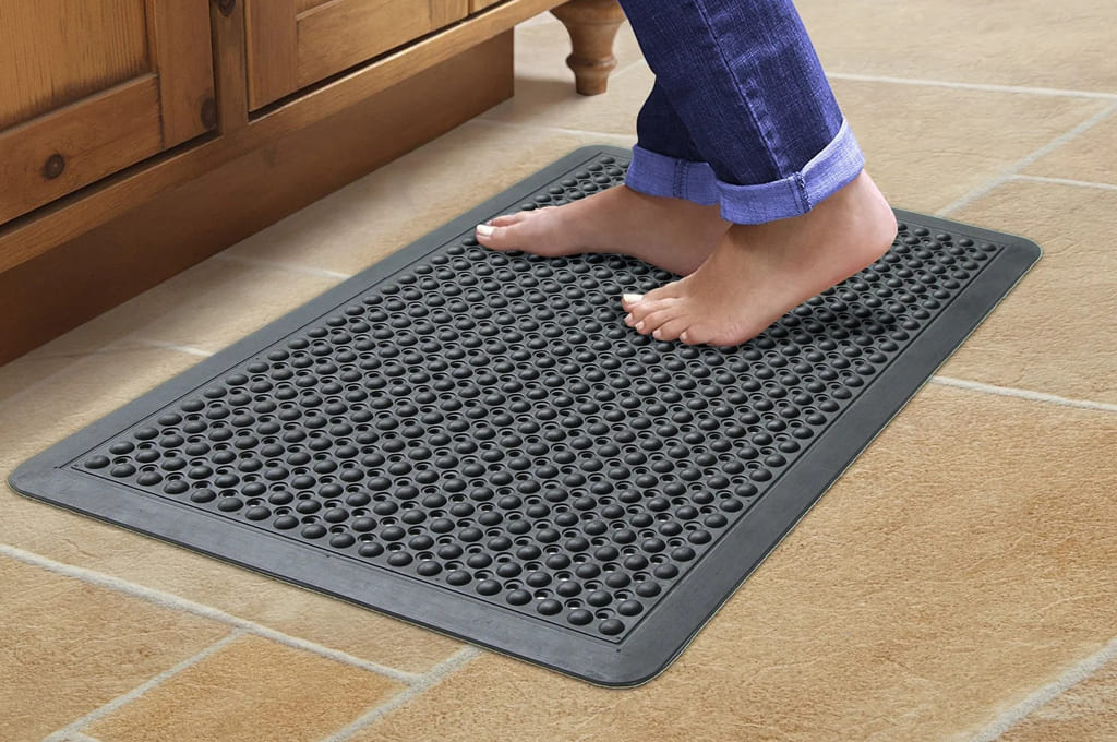 high quality rubber Backed Polypropylene Moulded mats 
